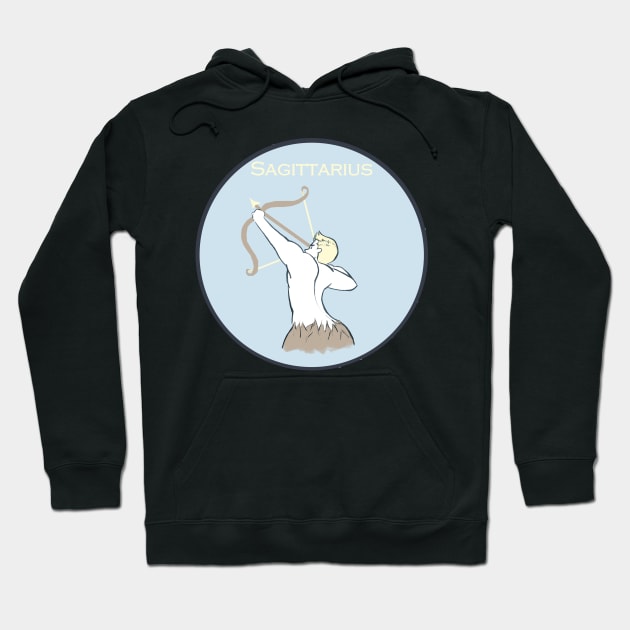 H&H Zodiac Sagittarius Hoodie by husbandandhusband